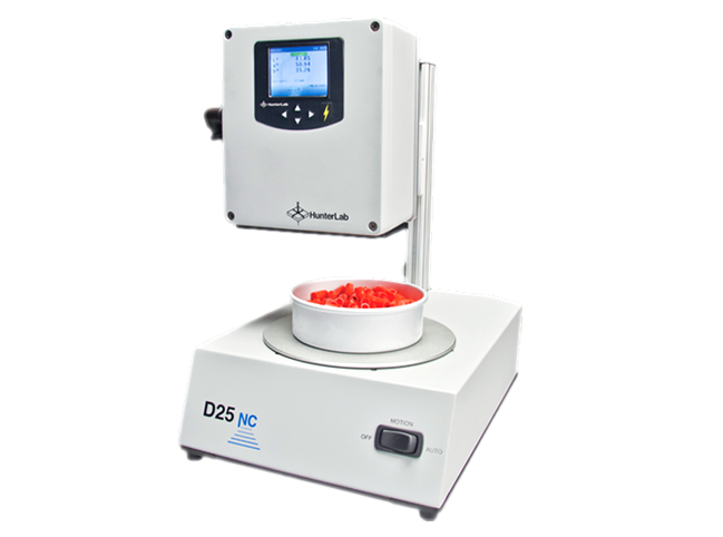 Hunter D25NC desktop Colorimeter display diagram in the United States