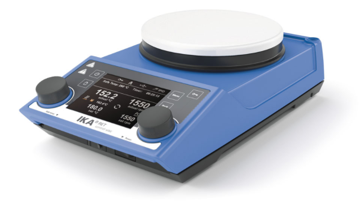 IKA RET control-visc white magnetic stirrer display
