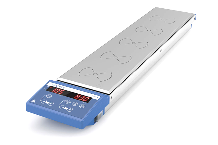 IKA RT 5 digital heating magnetic stirrer display