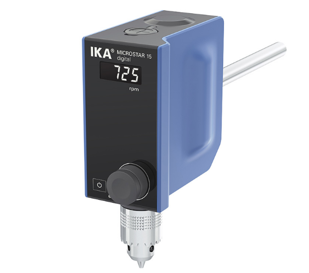 Illustration of the IKA MICROSTAR 15 digital cantilever agitator