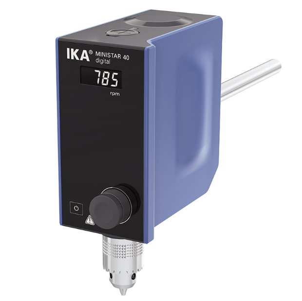 Illustration of the IKA MINISTAR 40 digital cantilever agitator