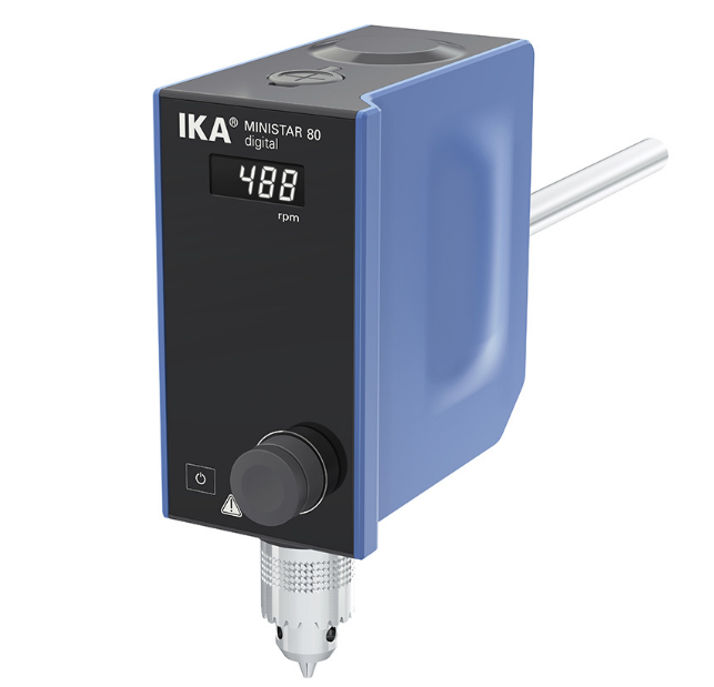 Illustration of the IKA MINISTAR 80 digital cantilever agitator