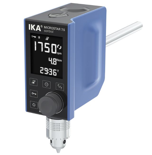 Illustration of the IKA MICROSTAR 7.5 control cantilever agitator