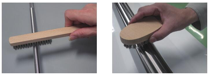 Japanese OSP wire cleaning brush S-8 application diagram