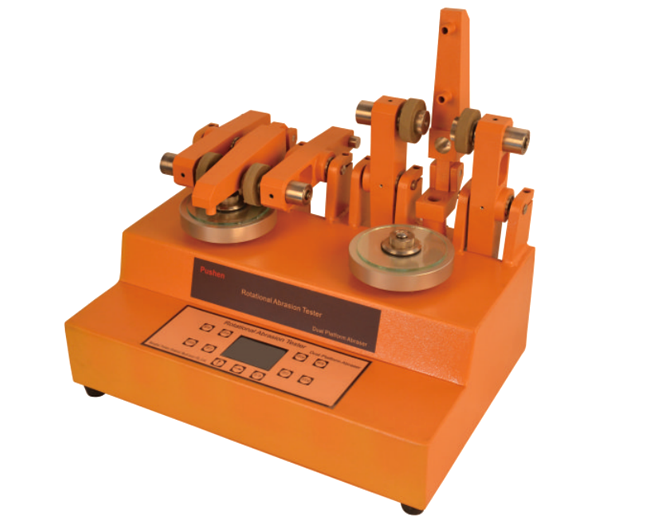 Shanghai Pushen JM-VI dual-platform abrasion Tester display