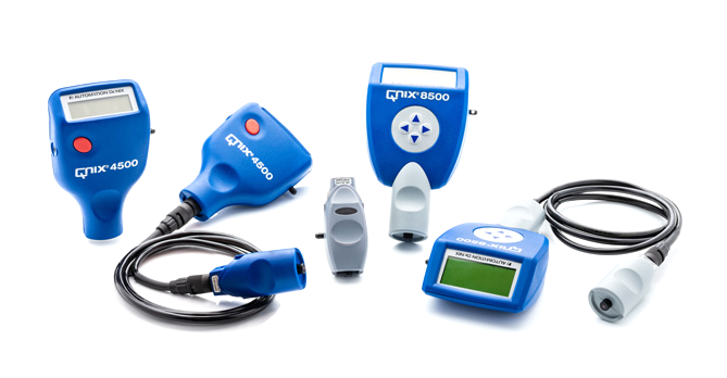 Coating thickness measurement in industrial painting and shrink coating with figure 1
