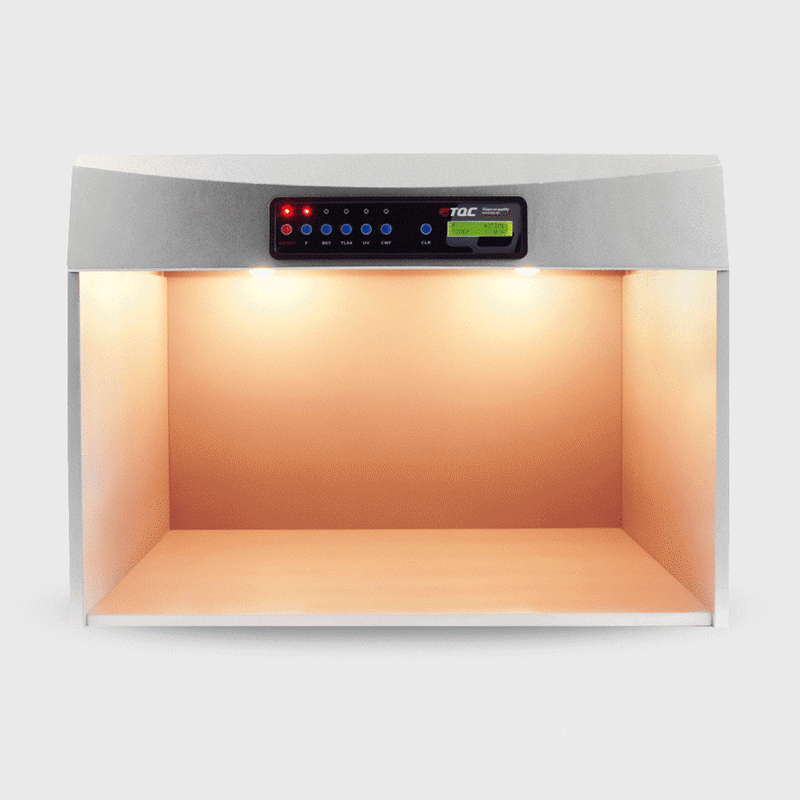 Animation of TQC VF1200 standard light source light box in the Netherlands