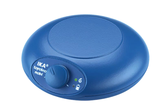 German IKA mobile Tony magnetic stirrer display