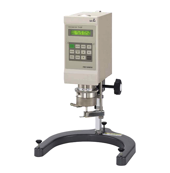 Japan Toki TVE-25L cone and plate viscometer display diagram