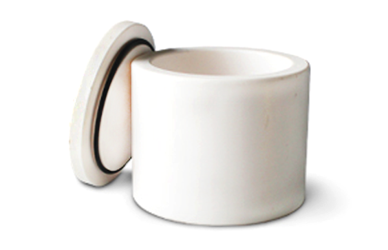 Deco PTFE ball mill tank DECO-PFET-V-0.25L display diagram