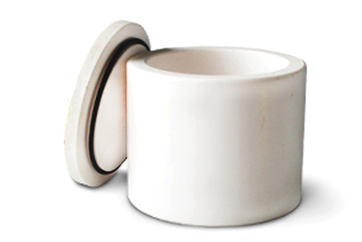 Deco PTFE ball mill tank DECO-PFET-V-0.5L display diagram