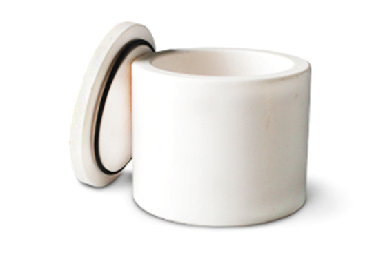 Deco PTFE ball mill tank DECO-PFET-V-10L display diagram