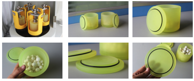 Deco PU polyurethane ball mill tank DECO-PU-V-0.5L display diagram