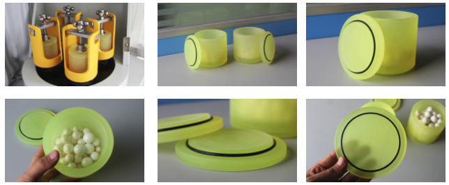 Deco PU polyurethane ball mill tank DECO-PU-V-1.5L display diagram