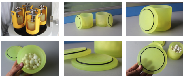 Deco PU polyurethane ball mill tank DECO-PU-V-3L display diagram