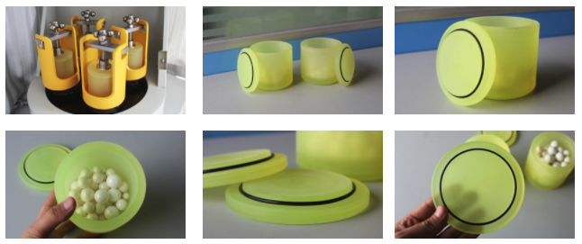 Deco PU polyurethane ball mill tank DECO-PU-V-4L display diagram