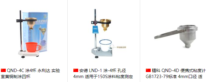 Tu-4 Viscosity Cup Determination of Resin Viscosity Matching Figure 1