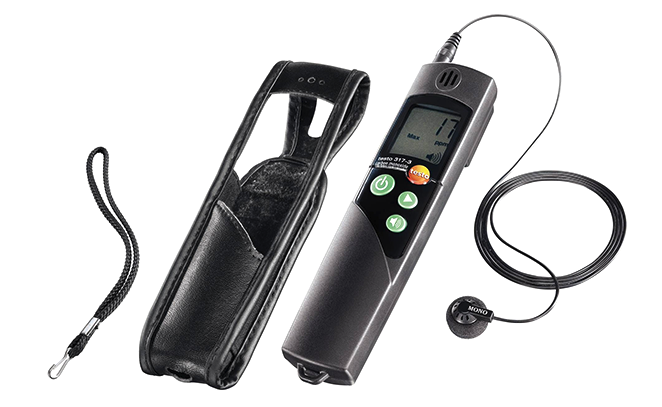 Presentation of the testo 317-3 electronic CO leak Detector