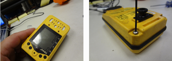 How to replace the oxygen sensor in the ISC M40 Gas Detector? Picture 1