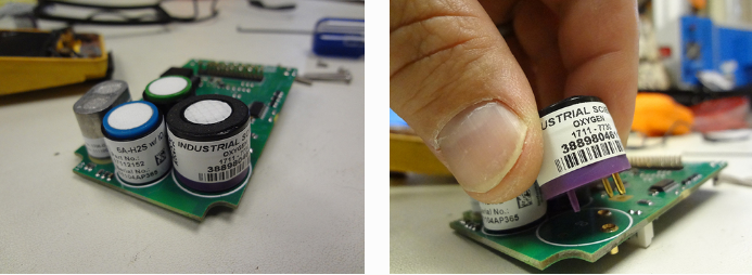 How to replace the oxygen sensor in the ISC M40 Gas Detector? Picture 7