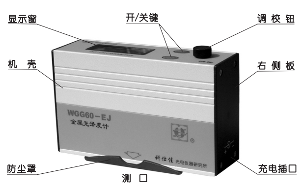 How does Keshijia WGG60-EJ Metal Gloss Meter operate? Picture 1