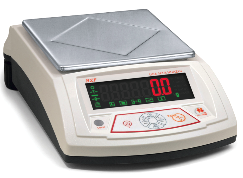 Huazhi HZF-B10000 precision balance display diagram