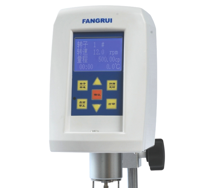 Fangrui SNB/NDJ digital viscometer operation interface description and operation method with picture 1