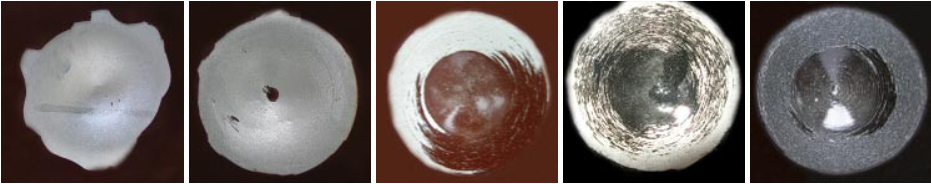The application of paint film impact Tester in the adhesion level test of enamel coating 2