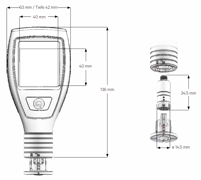 Qnix QNix 5500 coating Thickness Gauge host details Figure 2