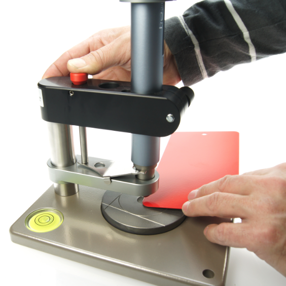 The flexibility of the mechanical performance test of the powder coating is shown in Fig. 1