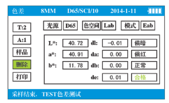 Jinzhun JZ-600 series high-precision Colorimeter operating instructions with Figure 5