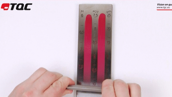 TQC double groove scraper Fineness Meter detailed operation steps with Figure 1