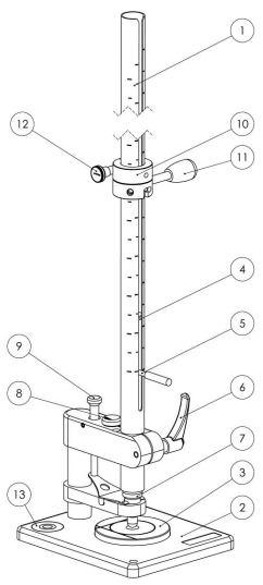 TQC Paint Film Impact Tester Operating Instructions with Figure 2