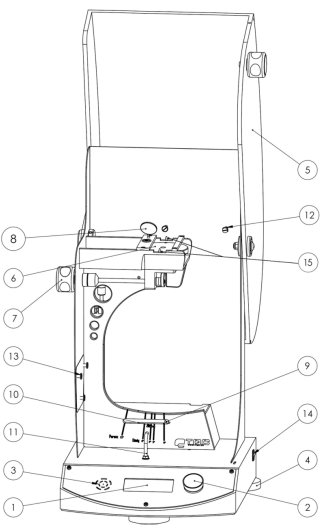 How to install and set up the Dutch TQC SP0500 pendulum Hardness Tester? Picture 5