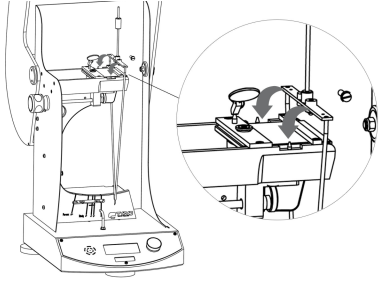How to install and set up the Dutch TQC SP0500 pendulum Hardness Tester? Picture 9