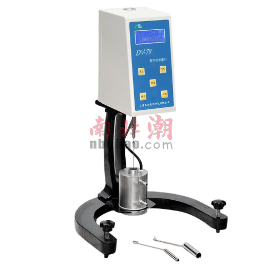 How does Nirun DV-79 digital viscometer perform timing measurement?  Picture 1