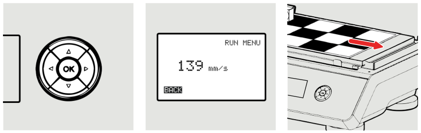 The operation method steps of the small coating machine in the TQC laboratory in the Netherlands are shown in Figure 11