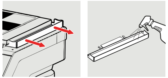 Figure 14 of the operation method steps of the small coating machine in the TQC laboratory