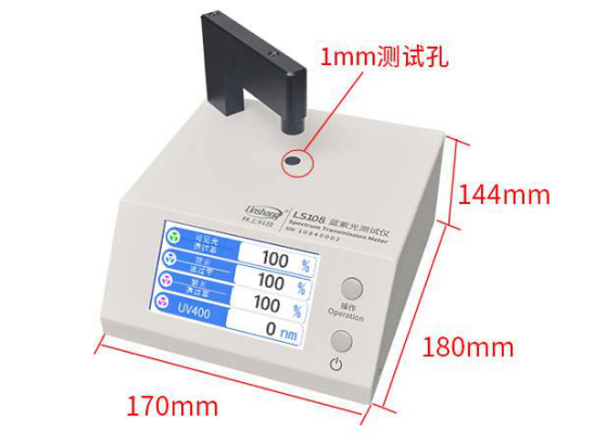Linshang LS108 Blue Violet Light Tester Details Figure 1