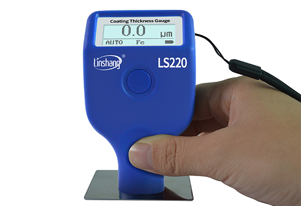 Linshang LS220 Paint Film Thickness Gauge Applied in Automobile Paint Surface Thickness Measurement with Picture 1