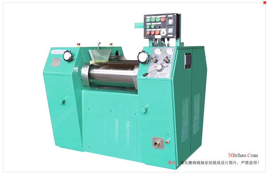 Several major operating points when the three-roll mill is dispersed with Figure 3