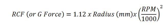 What is the difference between RCF and RPM in a centrifuge? Picture 2