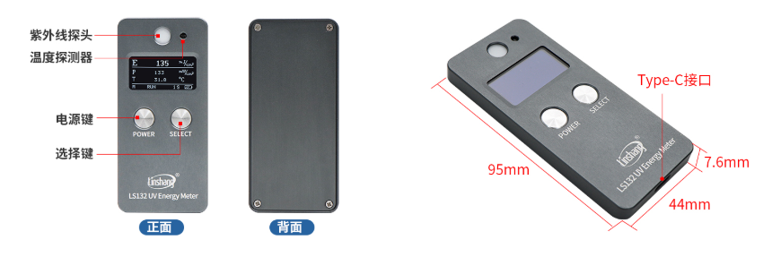 Linshang LS132 UV Energy Meter Details Figure 1