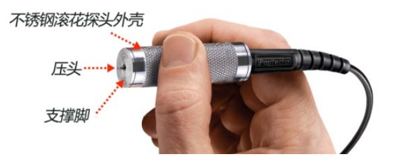 Detail Figure 1 of the Defelsko PosiTector SHDD1 Shore Hardness Tester