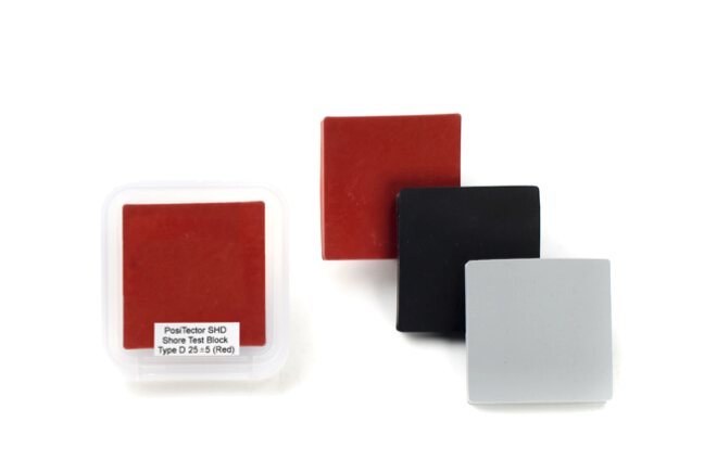 Detail Figure 1 of the Defelsko SHDTEST Shore Hardness Tester Block