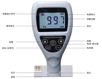 Ribo Leeb252A Coating Thickness Gauge Details Figure 1