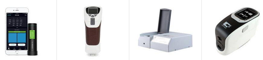 The color difference meter is applied to the appearance color difference detection of electric kettle with picture 1