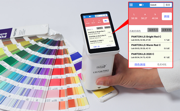 Details of the LS172B handheld Colorimeter in the forest, Figure 6