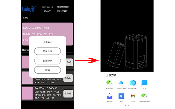 Details of the LS172B handheld Colorimeter in Hayashi 7