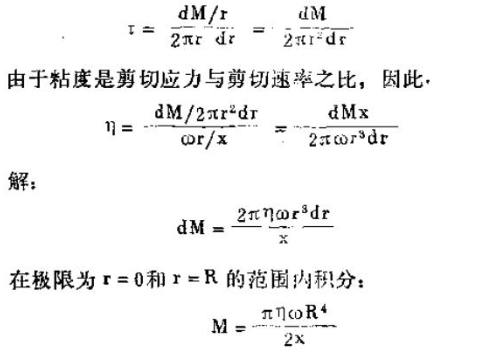 The working principle of the rotary disc viscometer is shown in Figure 2